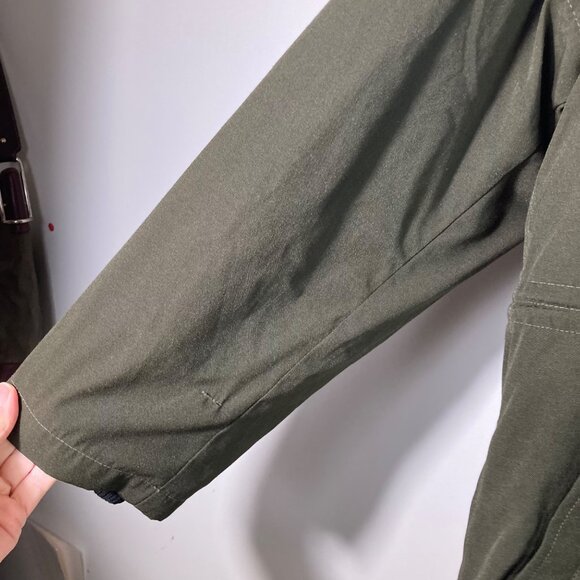 Vintage Odeva Slovakia Insulated Army Jacket Green Black L Polyester - Picture 5 of 11